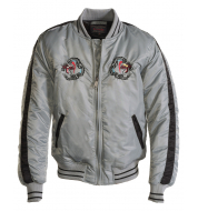 Куртка Schott Mens Nylon Tour Jacket GREY 9630