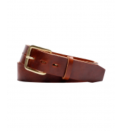 Ремень кожаный SCHOTT Steerhide Belt BROWN