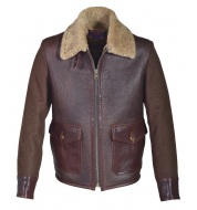 Куртка SCHOTT Men's Combination Jacket 284 BROWN