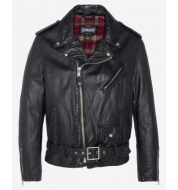 Куртка SCHOTT косуха Vintaged Fitted Cowhide Leather Motorcycle Jacket BLK 626VN