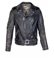 Куртка SCHOTT Men's Vintaged Fitted Motorcycle Jacket PER70