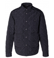 Куртка SCHOTT Down-filled Quilted Shirt Jacket BLK