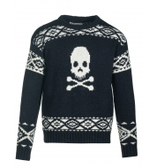 Свитер Schott Wool Blend Motif Sweater SW2032 BLK