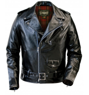 Куртка Schott косуха Lightweight Fitted Cowhide Motorcycle Jacket BLK 626