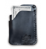 Кошелек SCHOTT Three Pocket Hand Stitched Cardholder BLACK