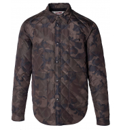 Куртка SCHOTT Down-filled Quilted Shirt Jacket CAMO