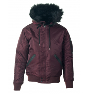 Куртка SCHOTT Flight Satin N-2B Jacket BURGUNDY