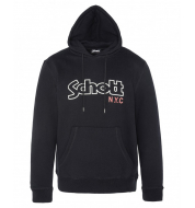 Толстовка SCHOTT Hoody Vintage Logo BLACK