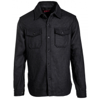 Рубашка SCHOTT Wool Blend Quilt Lined CPO Shirt BLK