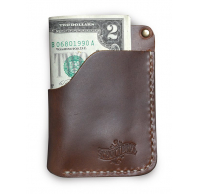 Кошелек SCHOTT Three Pocket Hand Stitched Cardholder TAN