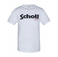 Футболка SCHOTT TS LOGO White