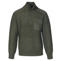 Свитер SCHOTT Men's Stand Up Neck Wool Sweater SW1822 OLIVE