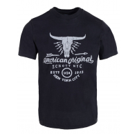 Футболка SCHOTT Longhorn Tee BLK