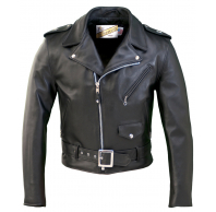 Куртка SCHOTT косуха 613 One Star Perfecto Leather Motorcycle Jacket STEERHIDE BLK